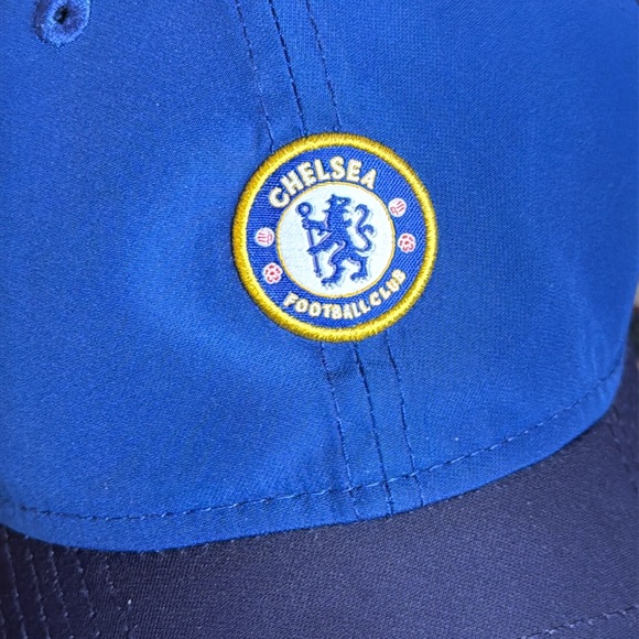 Men's New Era Blue/Navy Chelsea Colorblock 9TWENTY Adjustable Hat - Picture 5 of 8